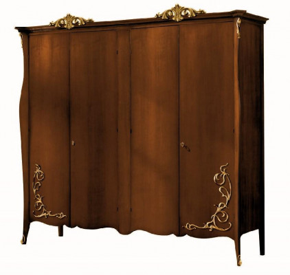 Armoire Armoire Armoire en bois Chambre Mobilier massif Italie Bois massif