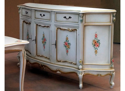 Buffet Meuble italien en bois massif Buffet en bois de luxe de designer Commode