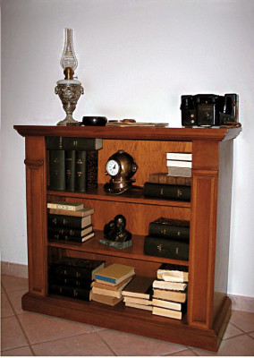 Étagère Vitrine Armoire Classique Bibliothèque Bois Neuf