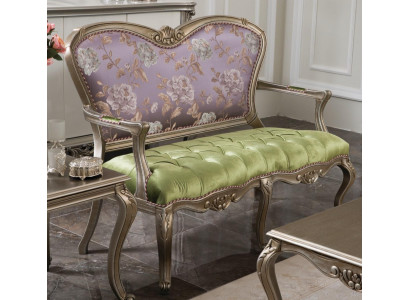 Baroque Rococo Tabouret Canapé Bancs Colorés Canapé Mobilier Classique Chesterfield