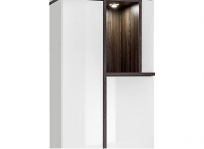 Armoire blanche de style moderne de luxe pour le salon, meubles en bois de designer.