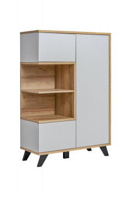 Salle de séjour Bibliothèque Bois Armoire de bureau Étagère Luxe Design de meubles en bois