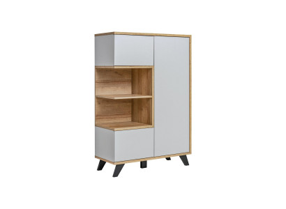 Salle de séjour Bibliothèque Bois Armoire de bureau Étagère Luxe Design de meubles en bois