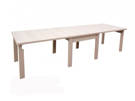 Table de salle à manger Table en bois Table XXL Table de conférence 90x150cm Extensible 150x390cm