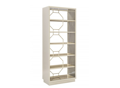 Séparateur d'étagère Étagères Buffet Vitrine en acier inoxydable Bois Mobilier de luxe Meubles