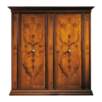 Armoire Armoire de luxe Meuble de garde-robe Armoire en bois Conception d'armoires Meubles Marron Loft