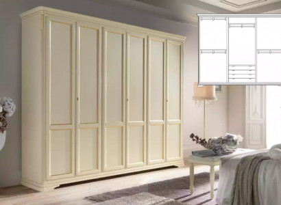 Armoire Beige Mobilier de Luxe Meubles Italiens Ameublement Chambre