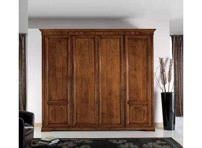 Armoire Armoire Luxe Design en Bois Mobilier Chambre Marron neuf