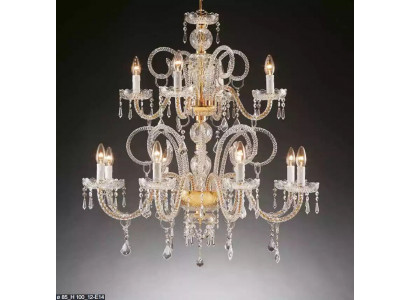 Lustre en cristal Suspension Lustre Plafonnier Lampe