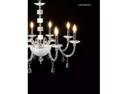 Lustre en cristal, Lustre luminaire suspendu, Plafonnier, Lampe