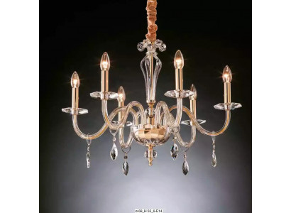 Lustre en cristal, lustre suspendu, lustre de luxe, nouveau lustre