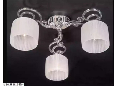 Lustre en cristal blanc Suspension luminaire Lustre plafonnier