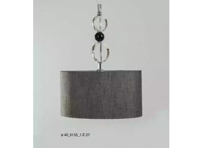 Lustre Plafond Lustre Gris Classique Lampe Suspension nouvelle