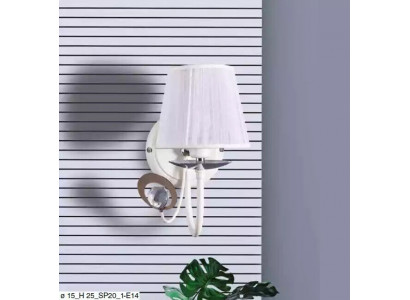 Applique murale blanche Designer Lampe de luxe Lustre Style classique