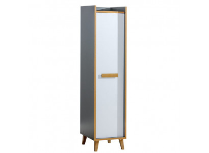 Armoire grande 1 porte armoire polyvalente tiroirs étagère de salon