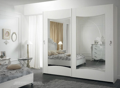 Armoire blanche Mobilier de luxe Mobilier italien Armoire de chambre